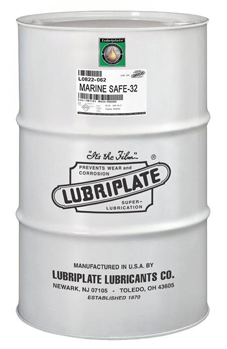 LUBRIPLATE MARINE-SAFE HYDRAULIC OIL 32 INHERENTLY BIODEGRADABLE, NON-TOXIC TO AQUATIC LIFE (LC-50) L0822-062 (55GL/DRUM)